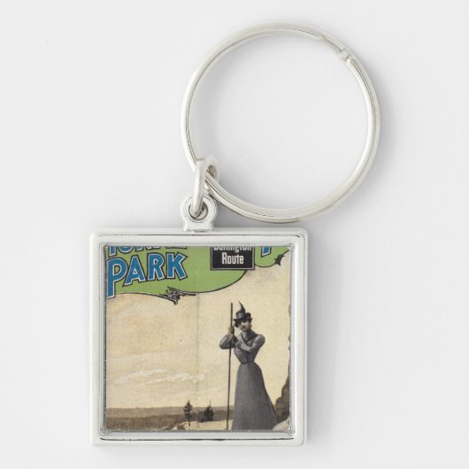 イエローストーン国立公園3 キーホルダー (正面)