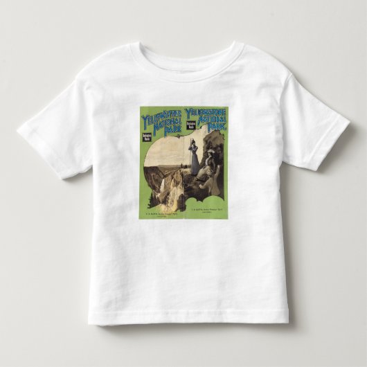 イエローストーン国立公園3 トドラーTシャツ (正面)