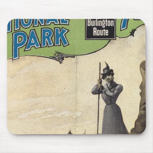 イエローストーン国立公園3 マウスパッド (正面)