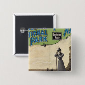 イエローストーン国立公園3 缶バッジ (正面&裏面)