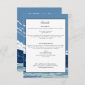 イエローストーン国立公園　ウェディング　詳細　レトロ 招待状 (正面/裏面)