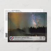 イエローストーン国立公園 – キャッスルゲイザー ポストカード (正面/裏面)