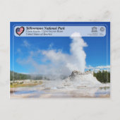 イエローストーン国立公園 – キャッスルゲイザー ポストカード (正面)