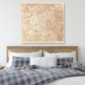 イエローストーン国立公園 キャンバスプリント (インサイチュ (寝室))