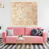 イエローストーン国立公園 キャンバスプリント (インサイチュ (リビング))