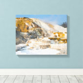 イエローストーン国立公園 キャンバスプリント (インサイチュ (ウッドフロア))