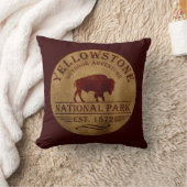 イエローストーン国立公園 クッション (ブランケット)