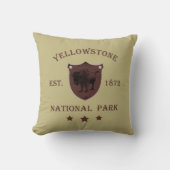 イエローストーン国立公園 クッション (正面)