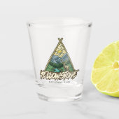 イエローストーン国立公園 ショットグラス (正面)