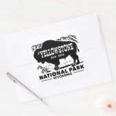 イエローストーン国立公園 スクエアシール (封筒)