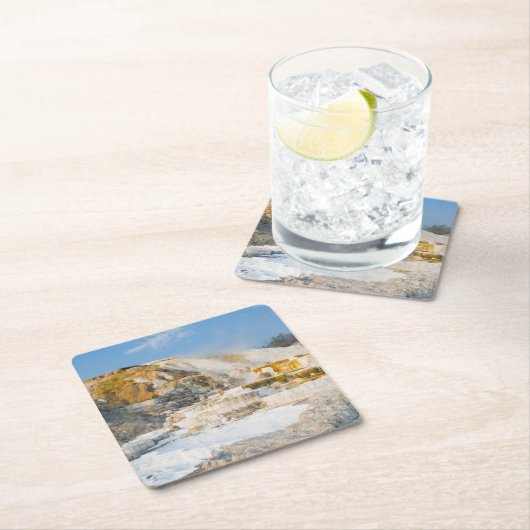 イエローストーン国立公園 スクエアペーパーコースター (インサイチュ)