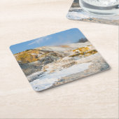 イエローストーン国立公園 スクエアペーパーコースター (アングル)