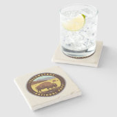 イエローストーン国立公園 ストーンコースター (横)