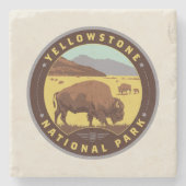 イエローストーン国立公園 ストーンコースター (正面)