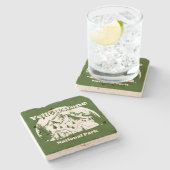 イエローストーン国立公園 ストーンコースター (横)