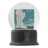 イエローストーン国立公園 スノーグローブ (裏面)