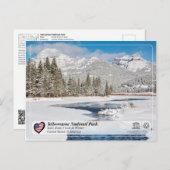 イエローストーン国立公園 – ソーダビュッテクリーク ポストカード (正面/裏面)