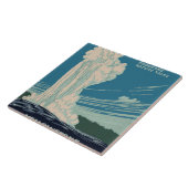 イエローストーン国立公園 タイル (側面)