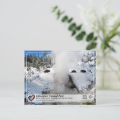 イエローストーン国立公園 – ドラゴンズマウス春 ポストカード (スタンド正面)