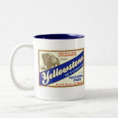 イエローストーン国立公園(バッファロー) ツートーンマグカップ (左)