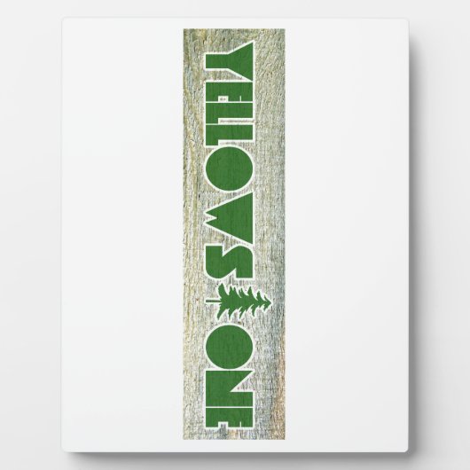 イエローストーン国立公園 フォトプラーク (正面)