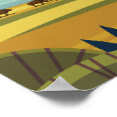 イエローストーン国立公園 ポスター (角)