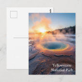 イエローストーン国立公園 ポストカード (正面/裏面)