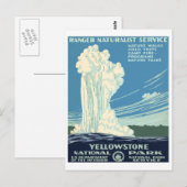 イエローストーン国立公園 ポストカード (正面/裏面)