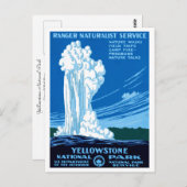 イエローストーン国立公園 ポストカード (正面/裏面)