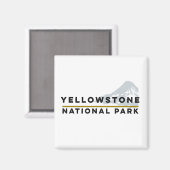 イエローストーン国立公園 マグネット (正面/裏面)