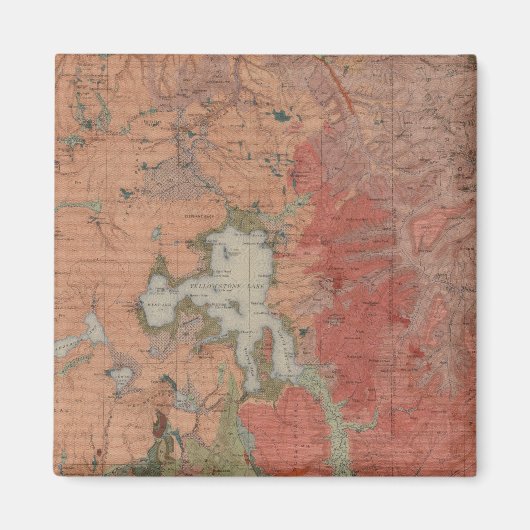 イエローストーン国立公園 マグネット (正面)