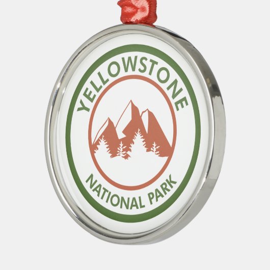 イエローストーン国立公園 メタルオーナメント (左)
