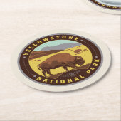 イエローストーン国立公園 ラウンドペーパーコースター (アングル)