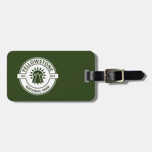 イエローストーン国立公園 ラゲッジタグ (正面横)