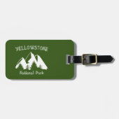 イエローストーン国立公園 ラゲッジタグ (正面横)