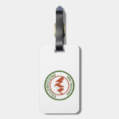 イエローストーン国立公園 ラゲッジタグ (裏面縦)