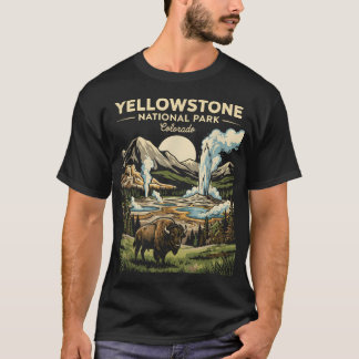 イエローストーン国立公園 ワイオミング ヴィンテージ Tシャツ