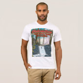 イエローストーン国立公園、ワイオミングUSA Tシャツ (正面フル)