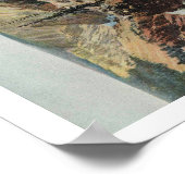 イエローストーン国立公園、ヴィンテージ ポスター (角)