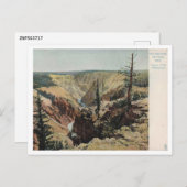 イエローストーン国立公園、ヴィンテージ ポストカード (正面/裏面)