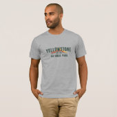 イエローストーン国立公園 創設1872年 クラシック ヴィンテージ Tシャツ (正面フル)