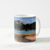イエローストーン国立公園、壮大なプリズム コーヒーマグカップ (正面右)