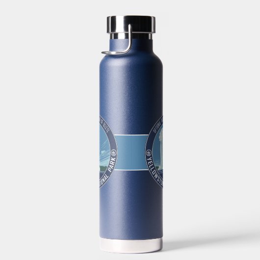 イエローストーン国立公園 – 旧型WPA ウォーターボトル (右面)