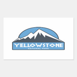 イエローストーン国立公園 長方形シール