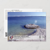 イエローストーン国立公園 – 魚釣りコーン ポストカード (正面/裏面)