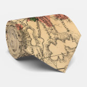 イエローストーン国立公園(1881年)のヴィンテージの地図 ネクタイ (ロール)