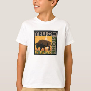 イエローストーン国立公園 Buffalo Tシャツ