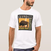 イエローストーン国立公園 | Buffalo Tシャツ (正面)
