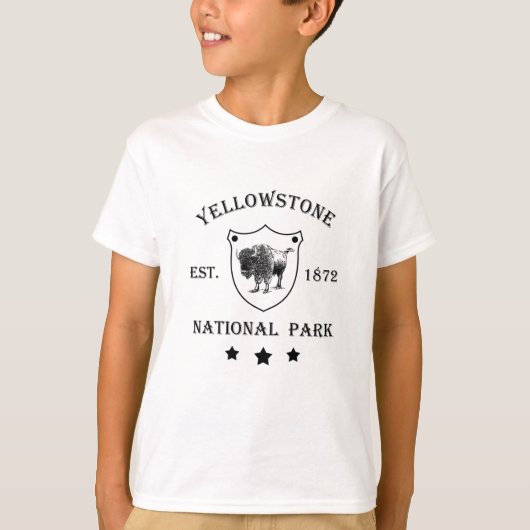 イエローストーン国立公園 Tシャツ (正面)