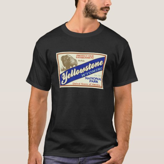イエローストーン国立公園 Tシャツ (正面)